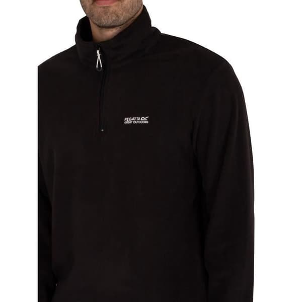 Sweatshirt - REGATTA - Thompson - Herr - Svart - Långa ärmar - Hög krage
