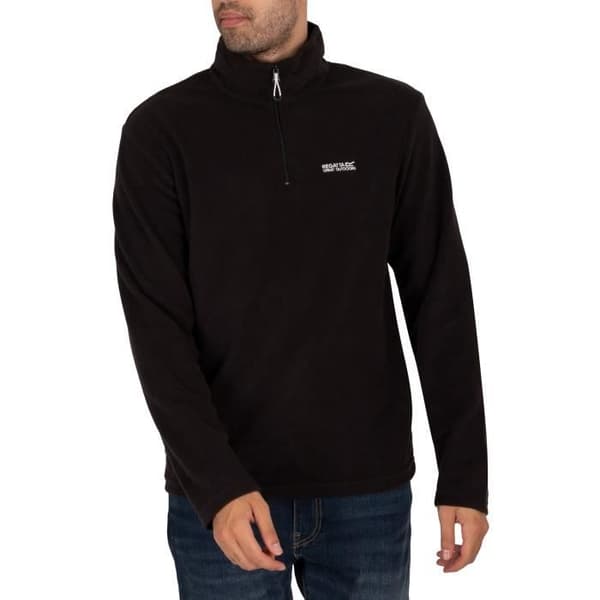 Sweatshirt - REGATTA - Thompson - Herr - Svart - Långa ärmar - Hög krage