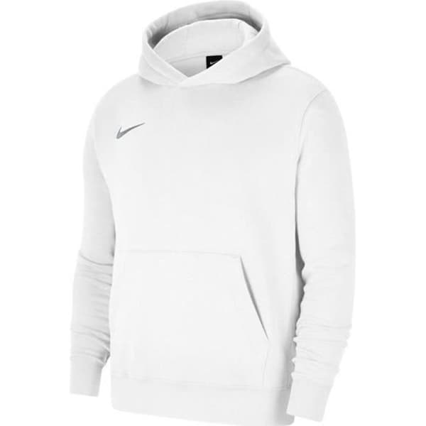 Sweatshirt - NIKE - JR Park 20 Fleece - Vit - Barn - Långa ärmar - Huvkrage