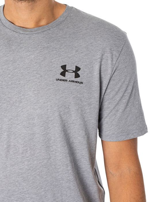 Löpar T-shirt - Under Armour - Sportstyle - Grå - Kortärmad - Andas