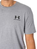 Miniatyrbild 4 av 6: Löpar T-shirt - Under Armour - Sportstyle - Grå - Kortärmad - Andas
