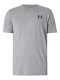 Miniatyrbild 6 av 6: Löpar T-shirt - Under Armour - Sportstyle - Grå - Kortärmad - Andas