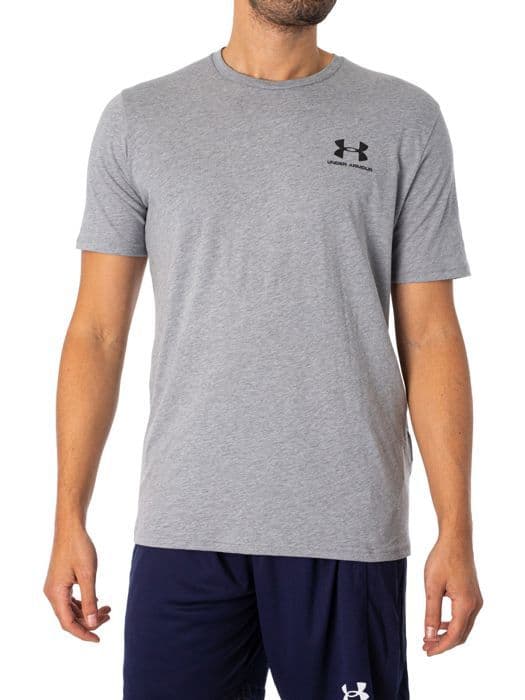 Löpar T-shirt - Under Armour - Sportstyle - Grå - Kortärmad - Andas