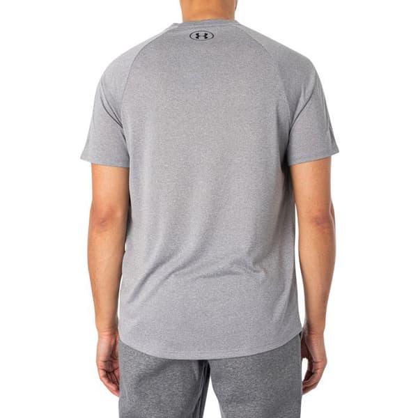 Tränings T-shirt - Under Armour - Tech - Grå - 100% Polyester - Kort ärm