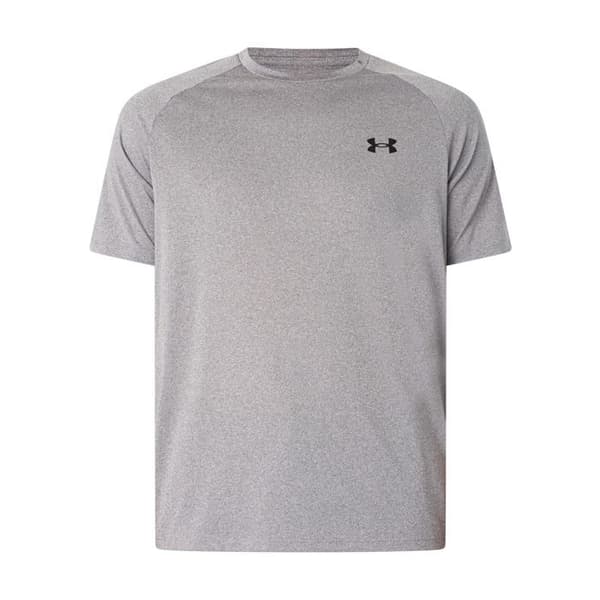 Tränings T-shirt - Under Armour - Tech - Grå - 100% Polyester - Kort ärm