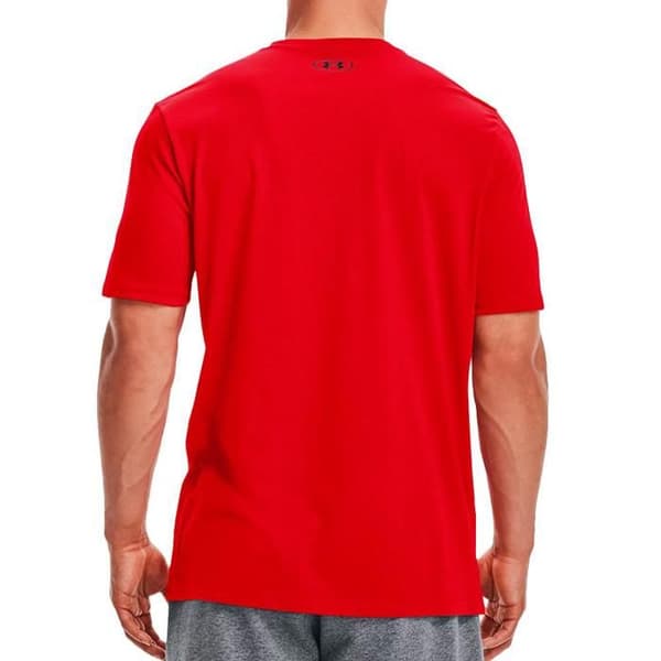 T-shirt herr - Under Armour - Sportstyle LC SS - Bomull - Röd - Kort ärm