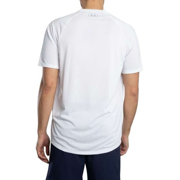 T-shirt - UNDER ARMOR - Tech 2.0 - Vit - Korta ärmar - Vanlig