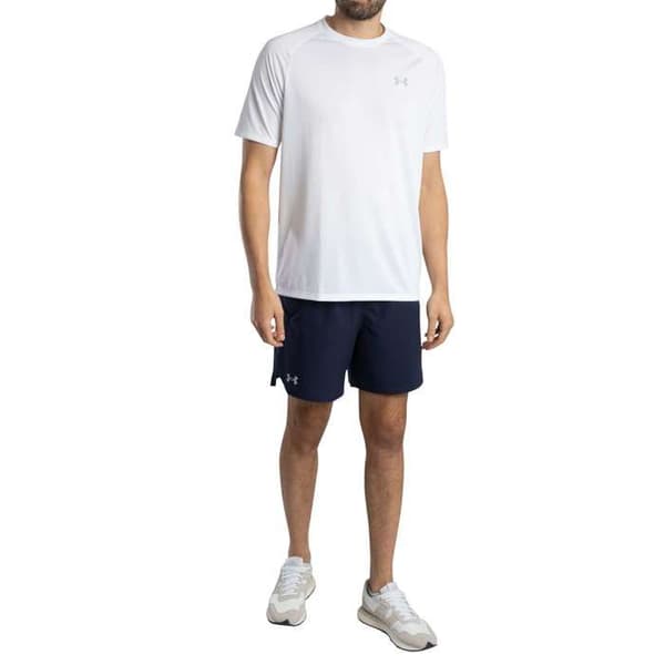 T-shirt - UNDER ARMOR - Tech 2.0 - Vit - Korta ärmar - Vanlig