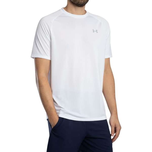 T-shirt - UNDER ARMOR - Tech 2.0 - Vit - Korta ärmar - Vanlig
