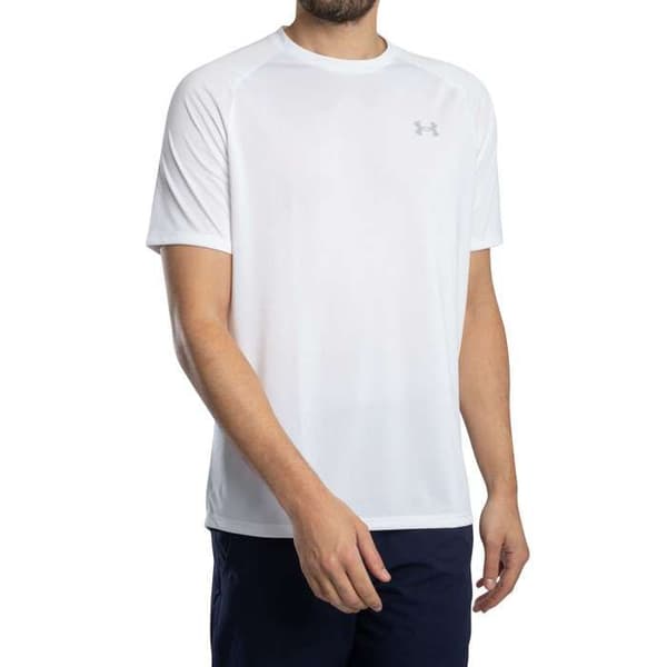 T-shirt - UNDER ARMOR - Tech 2.0 - Vit - Korta ärmar - Vanlig