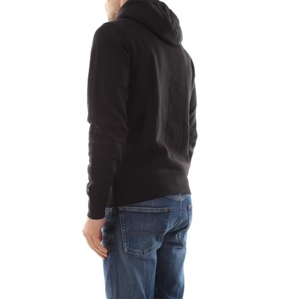 TOMMY HILFIGER MW0MW10752 TOMMY LOGO HD Sweatshirt herr JET SVART