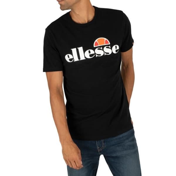 T-shirt Herr - ELLESSE - SL Prado - Svart - Korta ärmar - Unik kvalitet