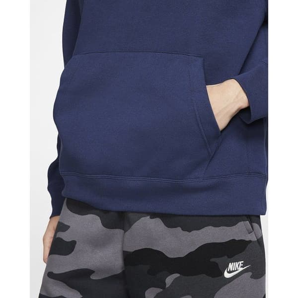 Sweatshirt - NIKE - Sportswear Club Fleece - Blå - Huva - Långa ärmar