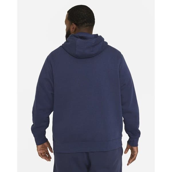 Sweatshirt - NIKE - Sportswear Club Fleece - Blå - Huva - Långa ärmar