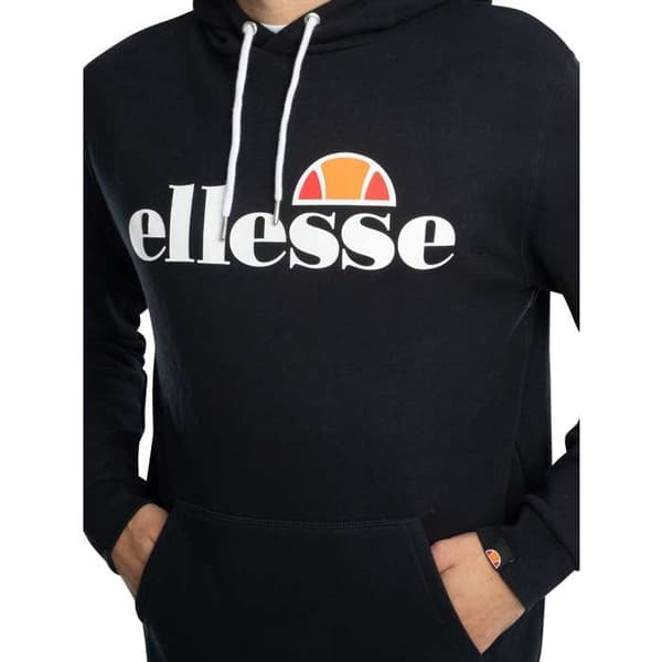Sweat med Huva - ELLESSE - SL Gottero OH - Svart - Långa Ärmar - Herr