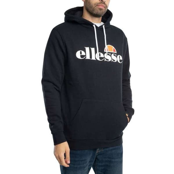 Sweat med Huva - ELLESSE - SL Gottero OH - Svart - Långa Ärmar - Herr