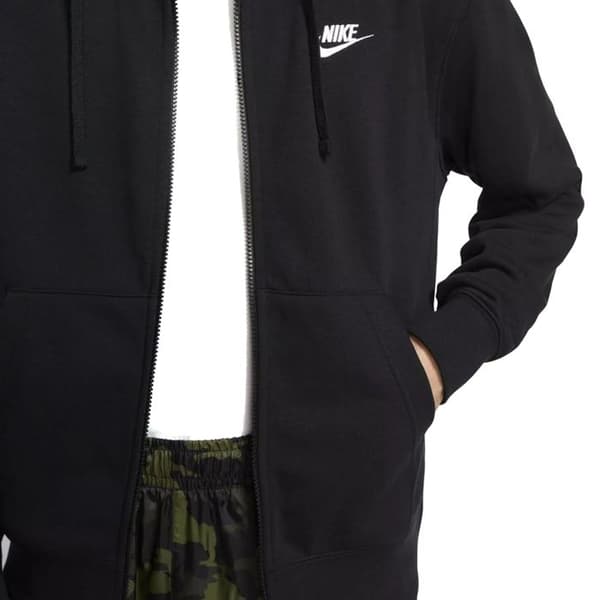 Sweat - Nike - Sportswear Club - Svart - Långa ärmar - Huva