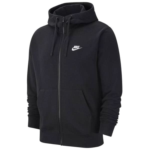 Sweat - Nike - Sportswear Club - Svart - Långa ärmar - Huva