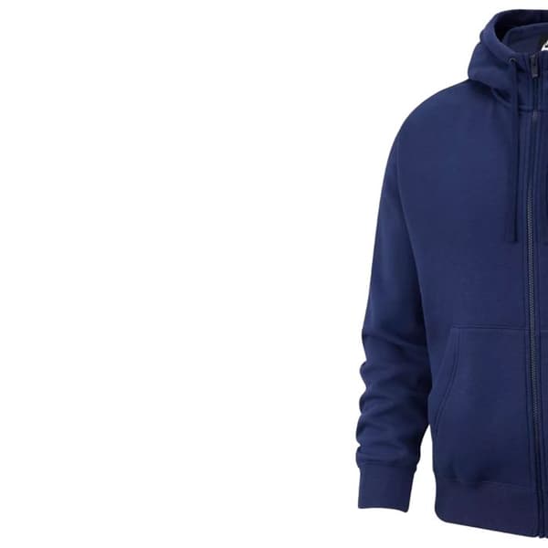 Sweatshirt med hood - NIKE - M NSW CLUB HOODIE FZ BB - Mörkblå - Långa ärmar - Man