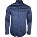 Miniatyrbild 1 av 3: Armani Exchange klassisk slim fit marinblå skjorta för män - Färg: Blå - Storlek: S