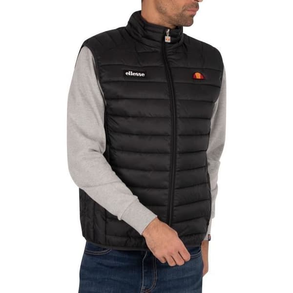Gilet - Ellesse - Bardy - Svart - Fickor med dragkedja - Broderade märken