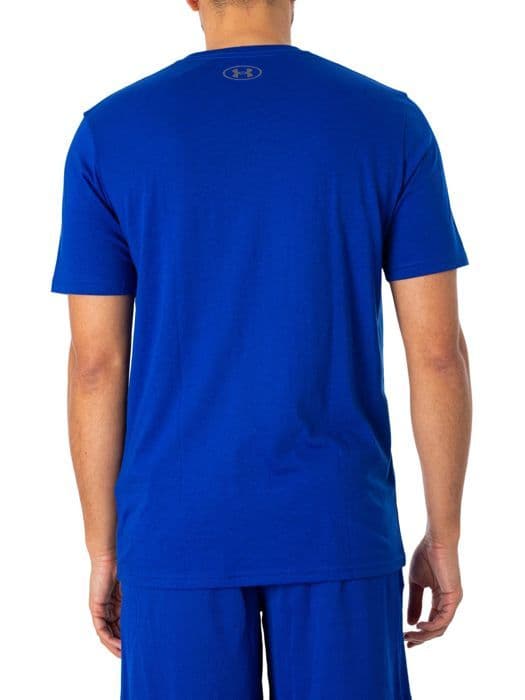 T-shirt för män - Under Armour - Boxed Sportstyle - Charged Cotton - Korta ärmar - Andningsbar