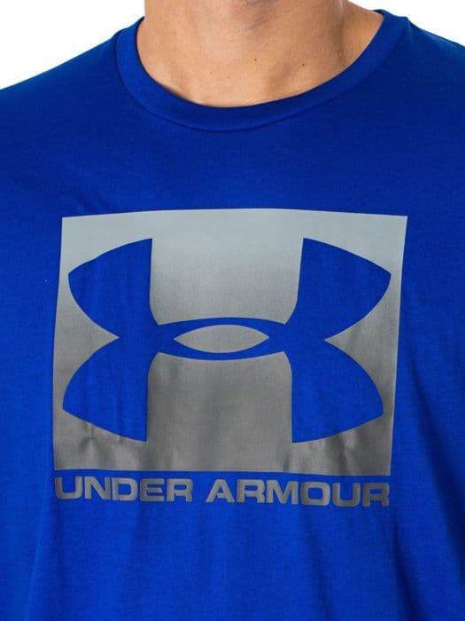 T-shirt för män - Under Armour - Boxed Sportstyle - Charged Cotton - Korta ärmar - Andningsbar