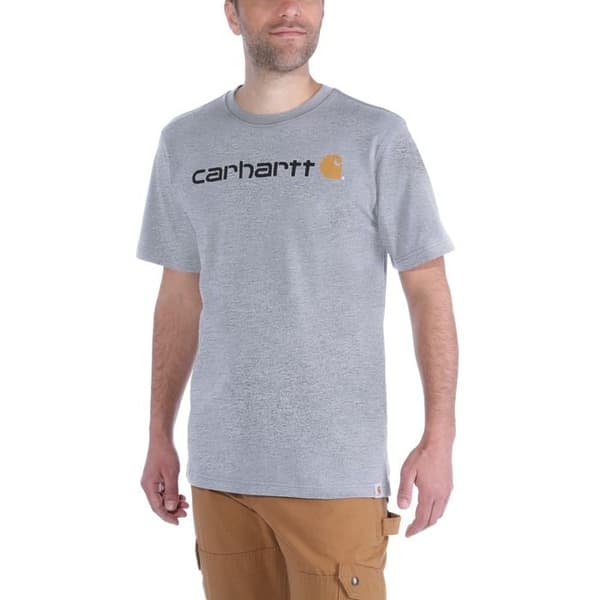 T-shirt - CARHARTT - CORE LOGO TXL - Grå - Kortärmad - Bomull 229 g/m²