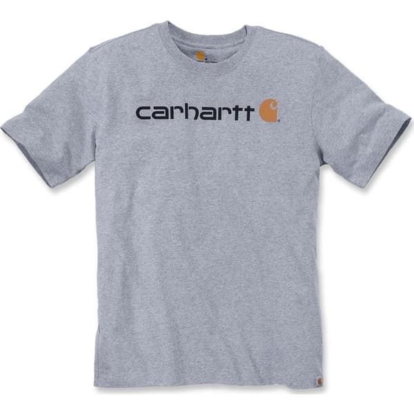 T-shirt - CARHARTT - CORE LOGO TXL - Grå - Kortärmad - Bomull 229 g/m²