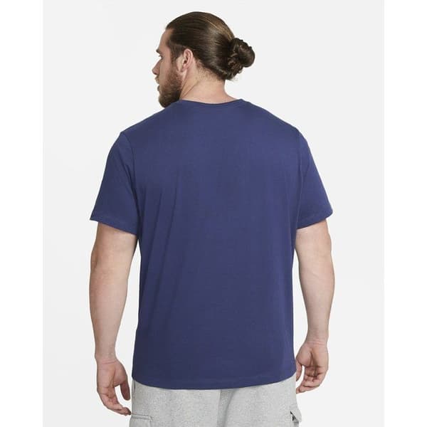 T-shirt - Nike - Sportswear Club - Blå - Bomull - Kortärmad
