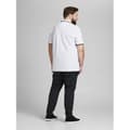 Miniatyrbild 4 av 4: Polo - Jack And Jones - Tipped Pique - Kortärmad - Plus Size - Vit