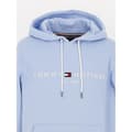 Miniatyrbild 3 av 4: Sweatshirt med huva - Tommy Hilfiger - Logotröja - Blå - Långa ärmar - Herr