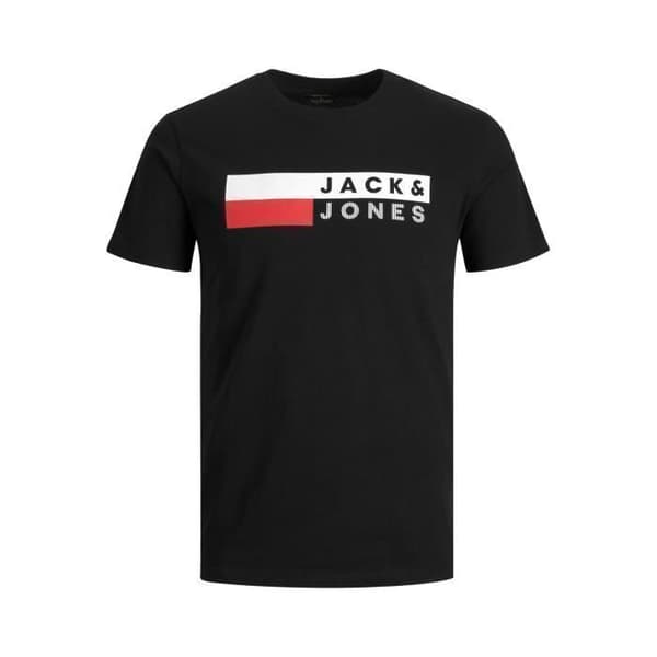 T-shirt - Jack &amp; Jones - Corp Logo PLS - Svart - 7XL - Kort ärm - Rundad hals