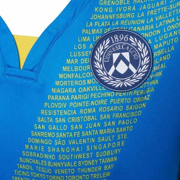 Macron T-shirt - 58199314 - UDI M20 Maglia Gara Ufficiale Mm Jr Boratröja för barn Udinese Football 2020/21 Baby Girl