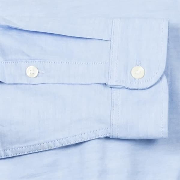 Skjorta herr slim - Tommy Jeans - Oxford - Ljusblå - Långa ärmar - Ekologisk bomull