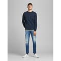 Miniatyrbild 4 av 4: Sweatshirt - JACK &amp; JONES - Basisk - Mörkblå - Långa Ärmar - Rundad Halsringning