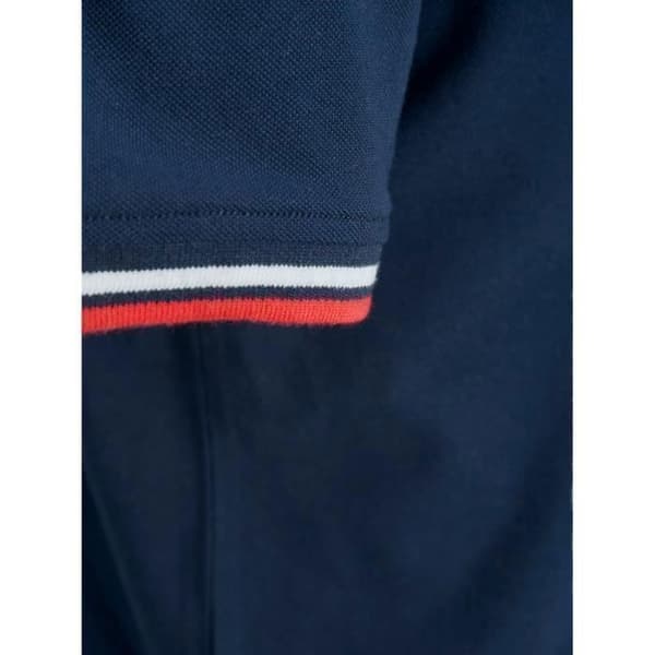 Polo - Jack & Jones - Paulos - Mörkblå/grå/röd - Slim - Korta ärmar