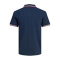 Miniatyrbild 2 av 4: Polo - Jack &amp; Jones - Paulos - Mörkblå/grå/röd - Slim - Korta ärmar