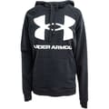 Miniatyrbild 5 av 6: Huvtröja - Under Armour - UA RIVAL FLEECE BIG LOGO - Svart - Långa ärmar - Känguruficka