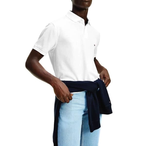 Polo - Tommy Hilfiger - 1985 - Vit - Korta ärmar - Regular fit