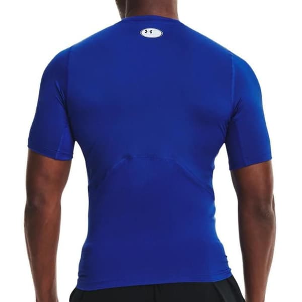 Sportst-shirt - Under Armour - HG Armour Comp SS - Blå - Korta ärmar - Andningsbar