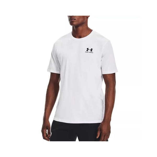 T-shirt - Under Armour - Sportstyle Vänster Bröst - Kortärmad - Vit - Multisport