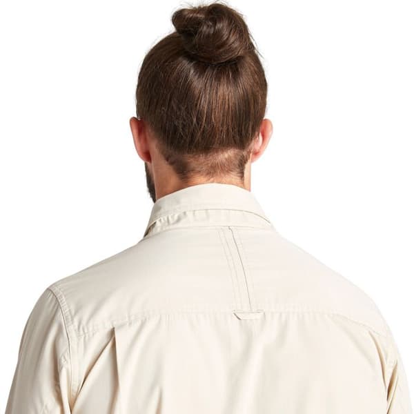 Långärmad skjorta - Craghoppers - Kiwi - Beige - Andningsbar - Ej vattentät