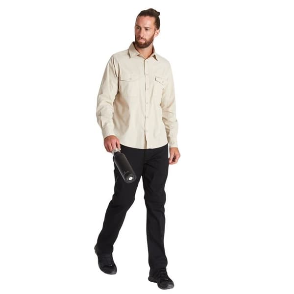 Långärmad skjorta - Craghoppers - Kiwi - Beige - Andningsbar - Ej vattentät