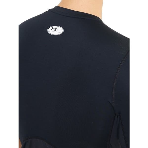 Sport T-shirt - Under Armour - HG Armour Comp SS - Svart - Kortärmad - Andningsbar