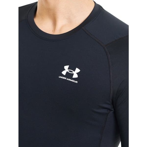 Sport T-shirt - Under Armour - HG Armour Comp SS - Svart - Kortärmad - Andningsbar