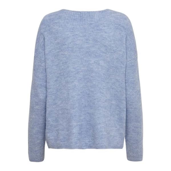 Pull Femme - Endast - Camilla - Col V - Långa Ärmar - Sträckbar - Skyway