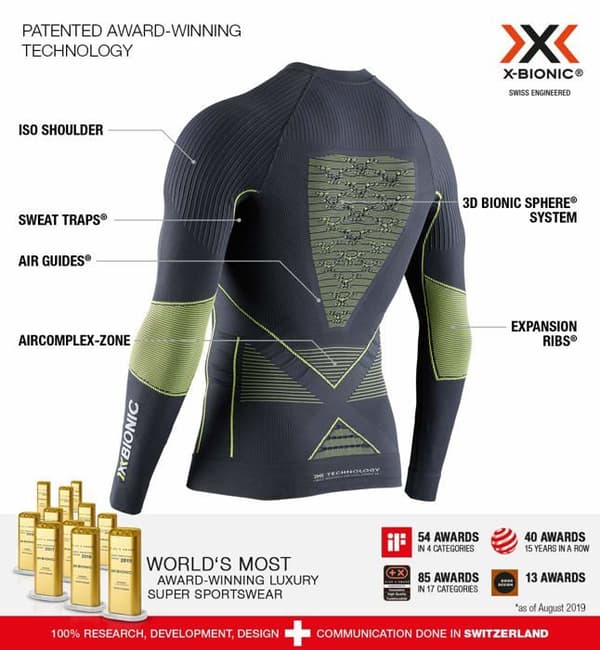 X-bionic yoga topp / t-shirt - EA-WT06W19M - Energiackumulator T-shirt herr