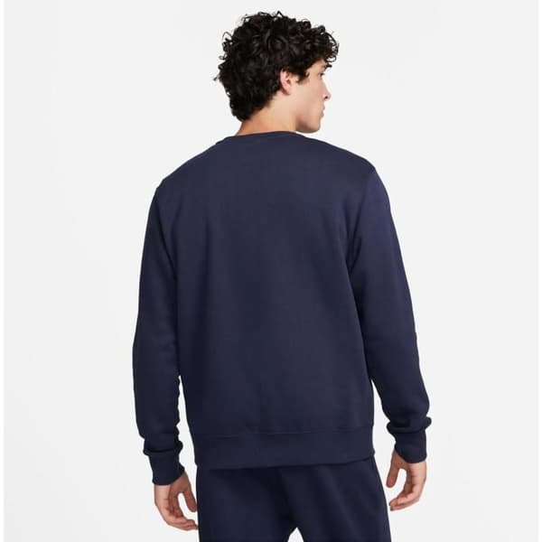 Sweat - Nike - Team Club 20 - Rundhalsskjorta - Mjuk Fleece - Marin