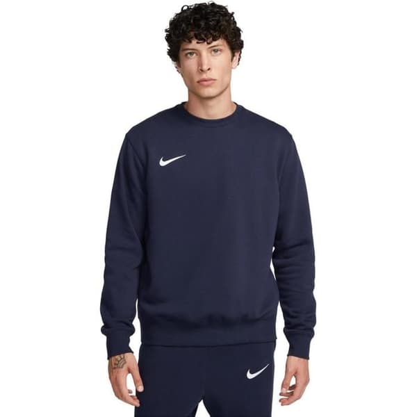 Sweat - Nike - Team Club 20 - Rundhalsskjorta - Mjuk Fleece - Marin